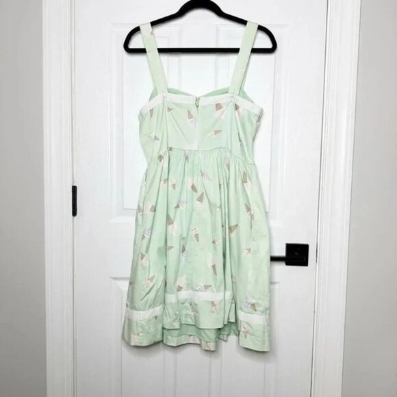 ORIGINAL Bea Dot ModCloth Size L Pistachio Mint Pastel Ice Cream Dress - Picture 5 of 8
